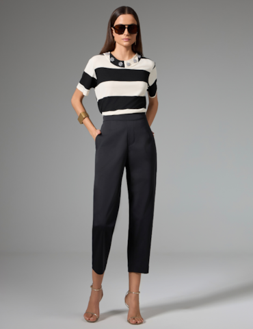 Calça Cenoura com Elástico