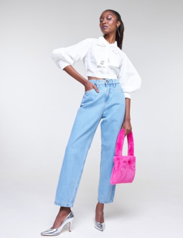 Calça Mom Jeans