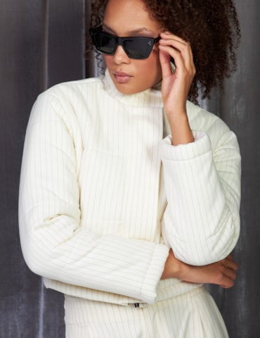 Jaqueta Puffer Risca de Giz