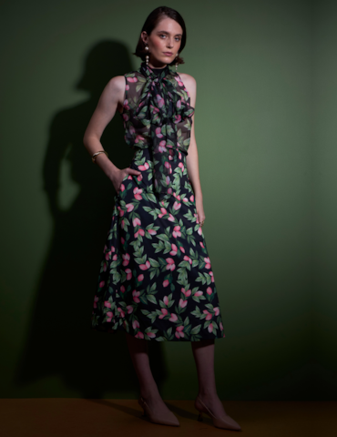 Saia Midi Floral