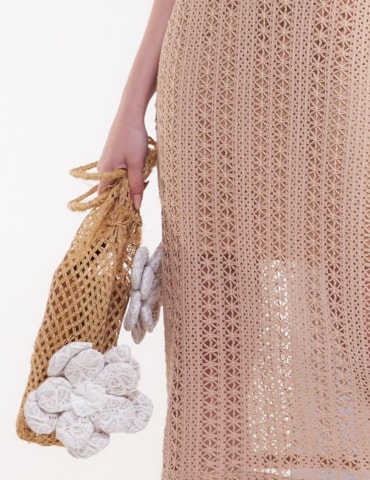 Vestido Midi em Crochet